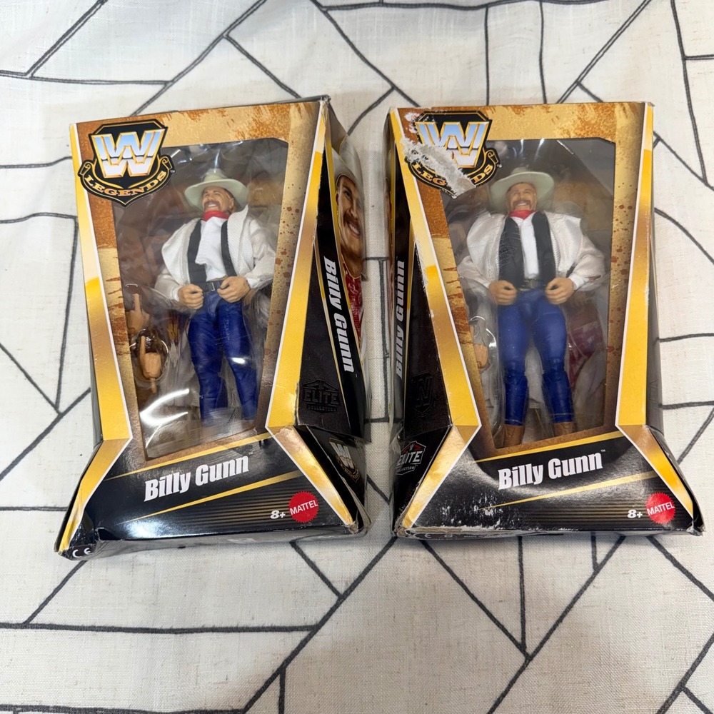 Mattel WWE Legends Series 27 Billy Gunn Elite Action Figure Lot of 2 6" E